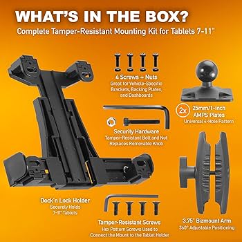Amazon.com: iBOLT TabDock Dock'n Lock Bizmount- Heavy Duty